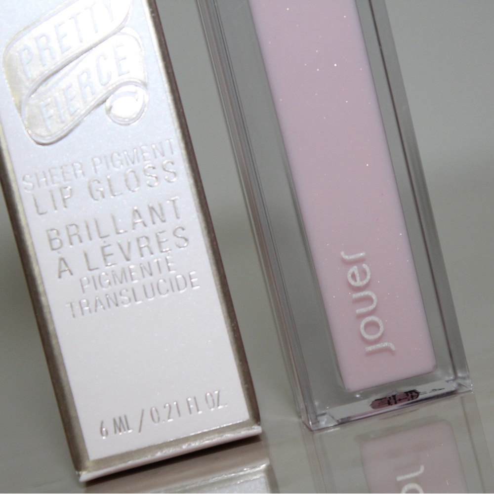 Jouer Cosmetics Champagne & Macarons Féministe Sheer Pigment Lip Gloss - Picture 12 of 16